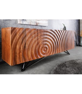 Komoda GANSU 177 cm drewno mango do salonu w stylu industrialnym, loftowym oraz przemysłowym.