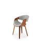 Oryginalne krzesło do salonu w stylu nowoczesnym.