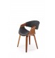 Oryginalne krzesło do salonu w stylu nowoczesnym.