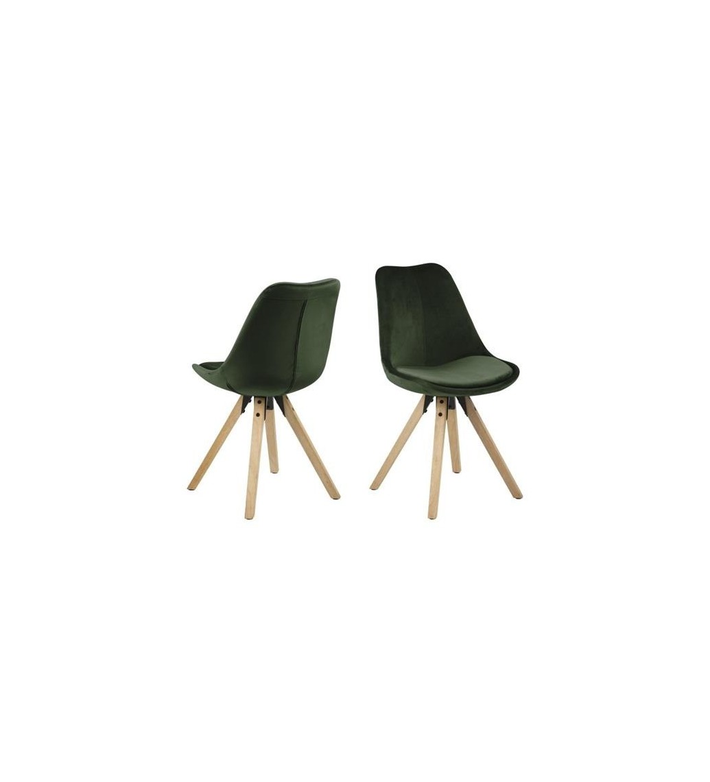 Krzesło Dima VIC ciemnozielone