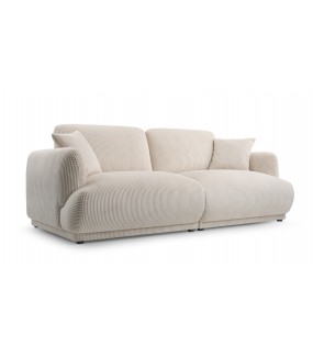 Miękka sofa do salonu w stylu skandynawskim, boho oraz klasycznym.