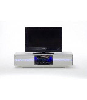 Stolik pod TV BLUES 160 cm biały z podświetleniem