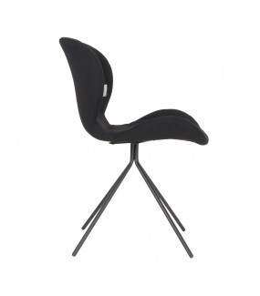 Krzesło OMG Czarne do salonu