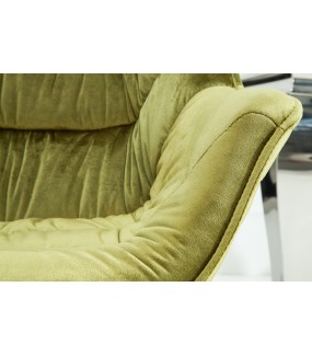 Krzesło designerskie The Dutch Comfort aksamitna zieleń