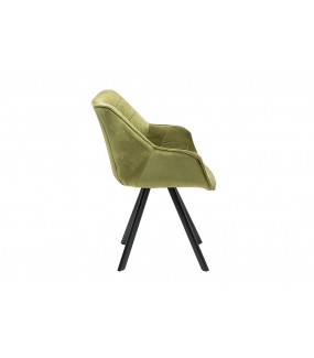 Krzesło designerskie The Dutch Comfort aksamitna zieleń