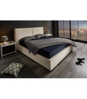 Tapicerowane łóżko ROCCO beżowe 180x200 cm – elegancja i funkcjonalność w jednym