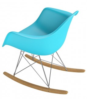 Krzesło P018RR PP inspirowane RAR niebieskie do jadalni