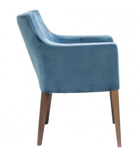 Krzesło Mode Velvet Bluegreen do sypialni