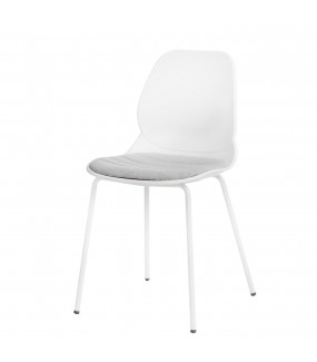 Krzesło idealnie wpisze się we wnętrza industrialne oraz modern classic. Sprawdzi się w przestrzeni publicznej.