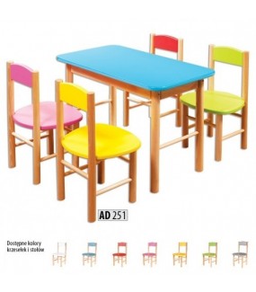 Kolorowe krzesełko dla dzieci