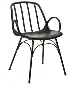 Krzesło CASTERIA czarne