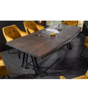 Stół ARKTYKA Mammut Industrial 220 cm drewno akacja do jadalni w stylu industrialnym