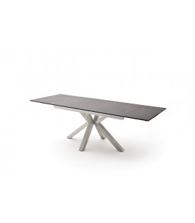 Stół rozkładany NAGANO 160 cm - 200 cm - 240 cm antracytowy do salonu