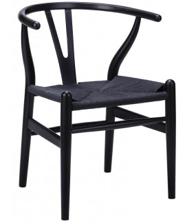 Krzesło WISHBONE czarne