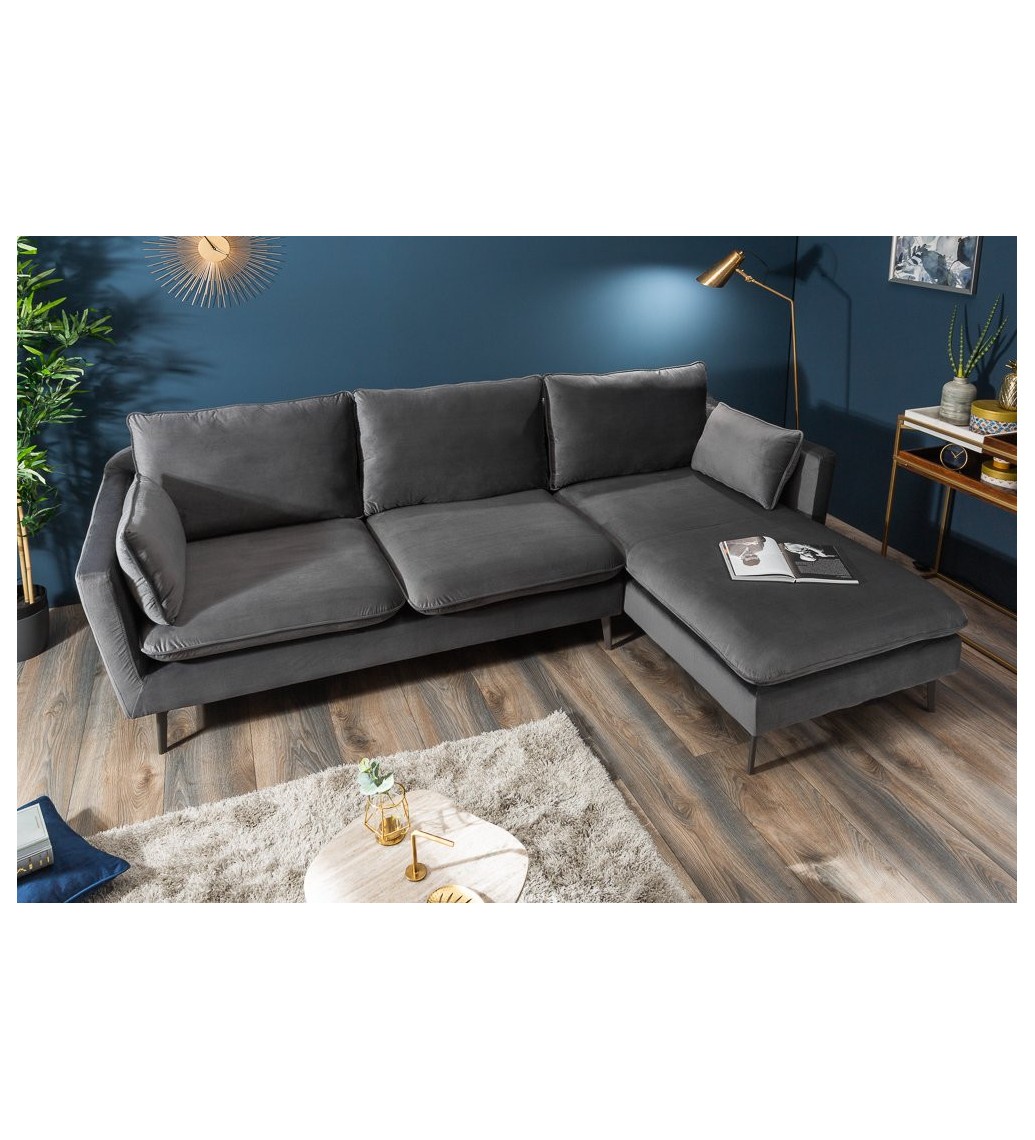 Sofa Famous 260 cm srebrnoszara