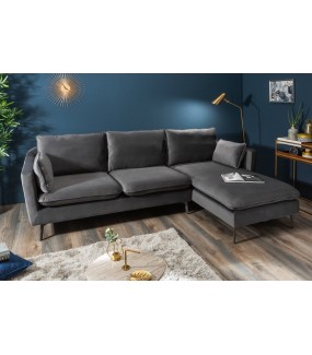 Sofa Famous 260 cm srebrnoszara