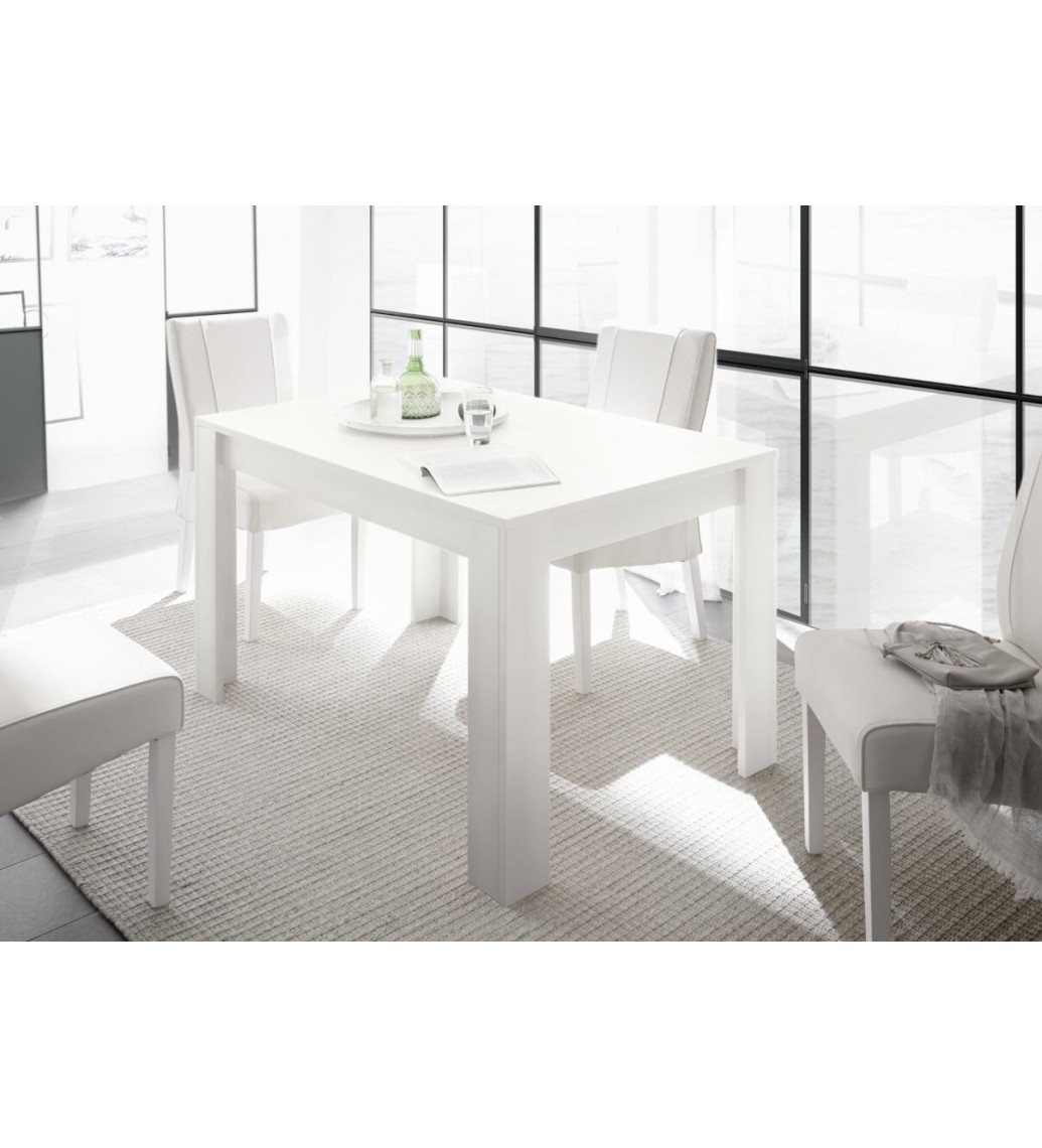Stół rozkładany FIRENZE 137 cm - 185 cm biały