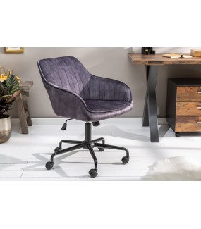 Krzesło biurowe Dutch Comfort ciemnoszare do biura