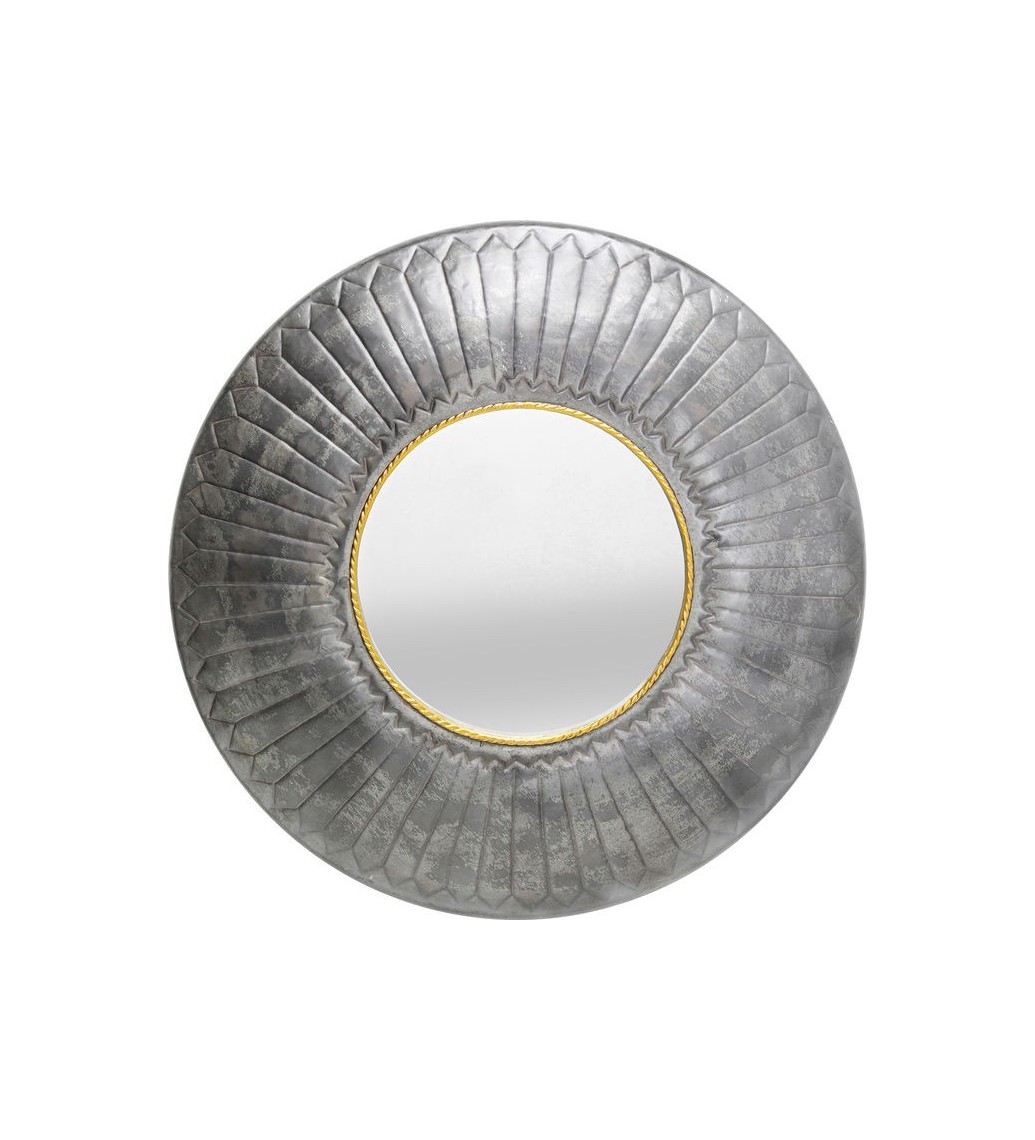 Lustro ROPE 115 cm srebrne idealnie sprawdzi się w aranżacji klasycznej, glamour, nowoczesnej.