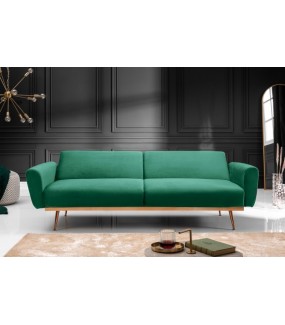 Sofa Puella Mystic 210 Cm zielona do salonu