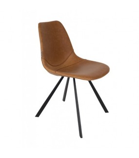 Krzesło idealne do industrialnego salonu. Sprawdzi się w pokoju w stylu retro.