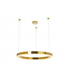 Lampa wisząca RING LUXURY 90 cm złota do salonu w stylu Glamour