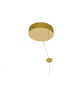 Lampa wisząca RING LUXURY 90 cm złota do salonu