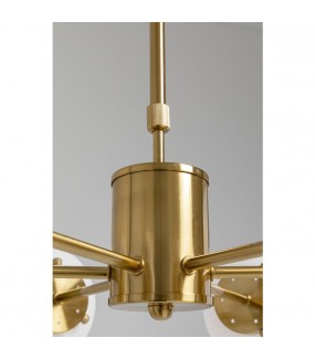 Lampa wisząca BOLLA 70 cm złota do salonu, pokoju dziennego, korytarza w stylu industrialnym, nowoczesnym, retro