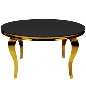 Stół barokowy czarno złoty