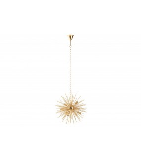 Lampa wisząca SOLARLJOS 50 cm złoty do salonu w stylu glamour. Idealna do pokoju w stylu nowoczesnym.
