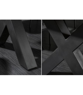 Stół ARKTYKA X 300 cm drewno Akacja w stylu industrialnym