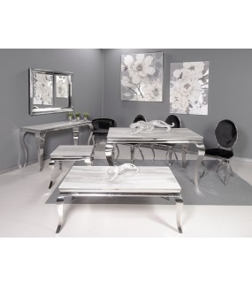 Stół Modern Barock GLORIA 150 cm w optyce marmuru do salonu