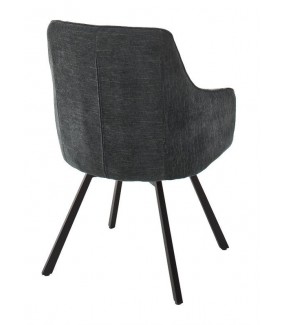 Obrotowe krzesło będzie ciekawą alternatywą do klasycznego salonu lub nowoczesnej jadalni.
