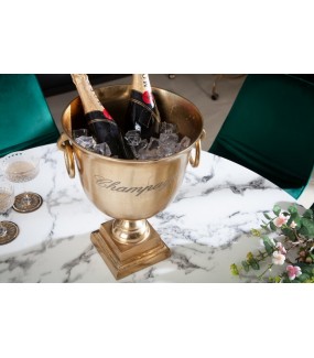Chłodziarka do szampana Royal 40cm złota