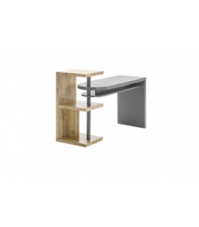 Praktyczne rozsuwane biurko będzie idealne do nowoczesnego domowego gabinetu lub pokoju.