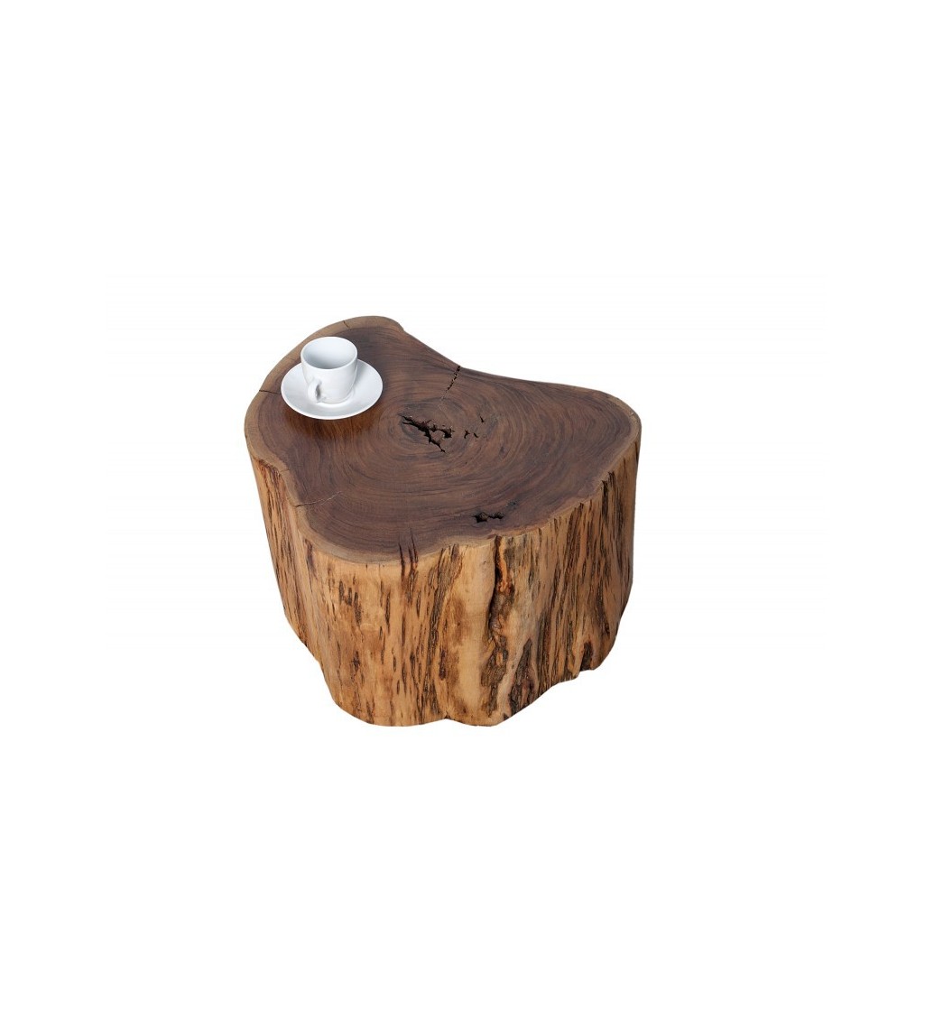 Stolik kawowy GOA z naturalnego drewna akacji