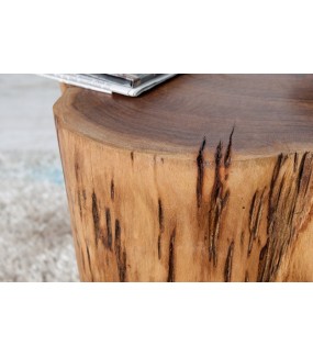Naturalny stolik kawowy do salonu z drewna akacji