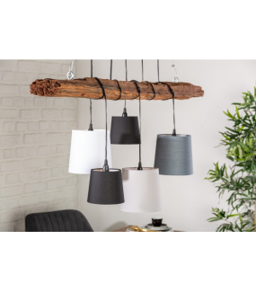 Lampa wisząca Saint-Louis 115 cm  sprawdzi się w pokoju w stylu industrialnym.