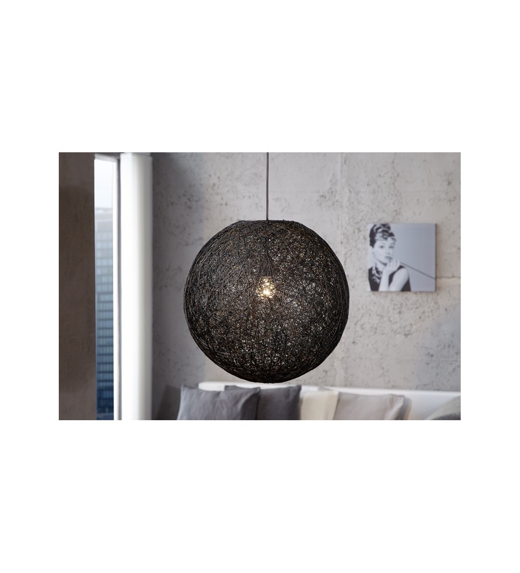 Lampa wiszaca Cocoon  45 cm czarna