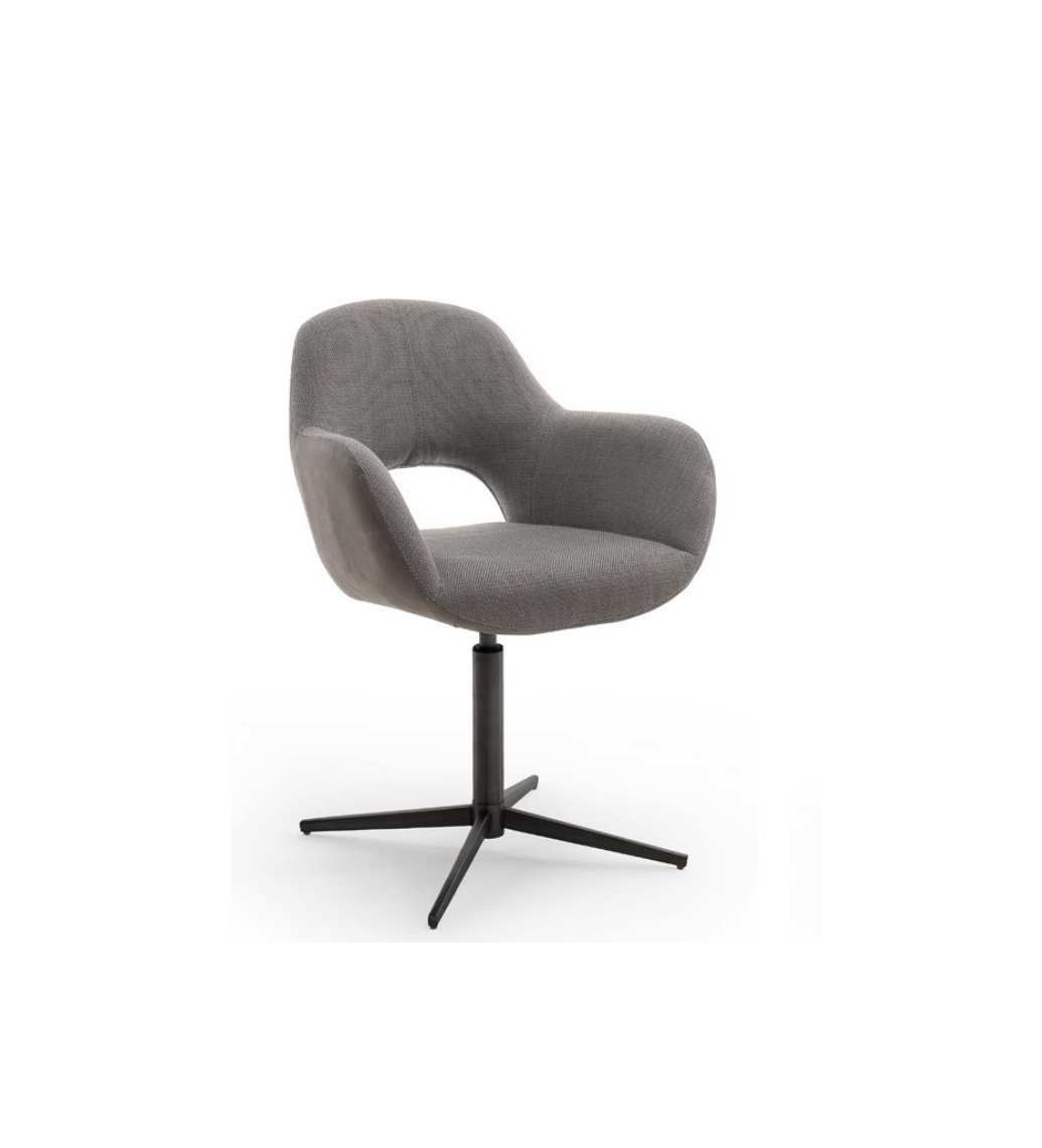 Krzesło MELROSE 2S z obrotowym siedziskiem cappuccino