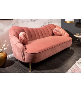 Sofa OLIVIO 220 cm antyczny róż do salonu