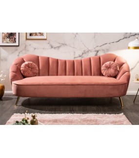 Sofa OLIVIO 220 cm antyczny róż do salonu