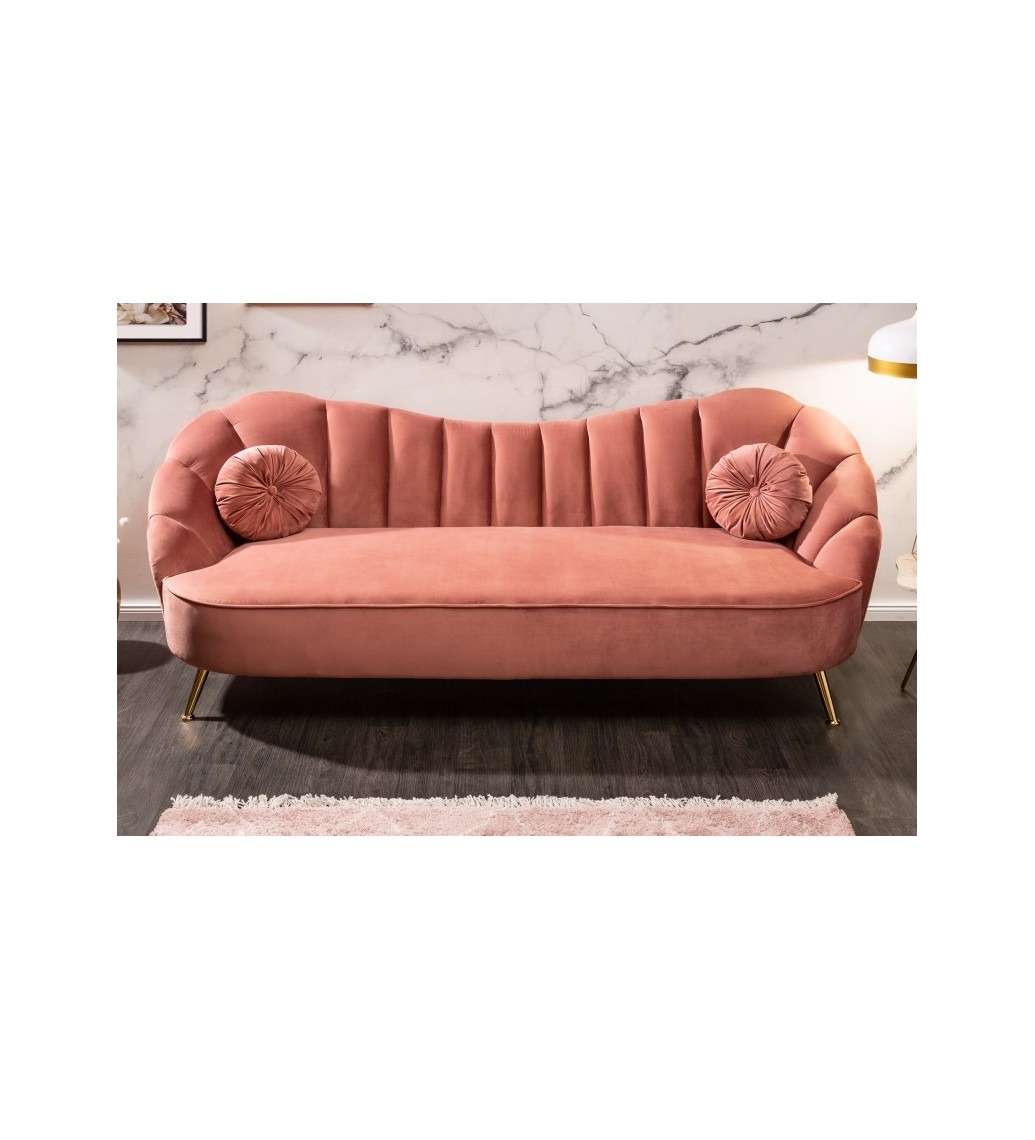 Sofa OLIVIO 220 cm antyczny róż