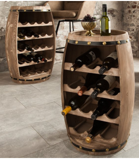 Stojak na wino Chateau 60 cm drewno jodła