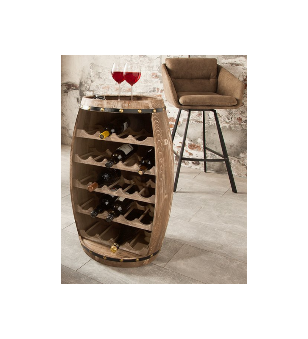 Stojak na wino Chateau 60 cm drewno jodła