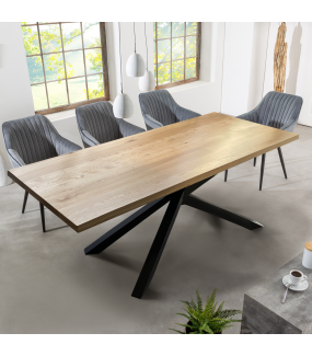 stół z balet drewnianym Galaxy idealny do salonu czy kuchni.