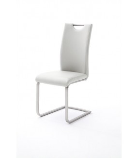 Nowoczesne krzesło do salonu w kolorze białym