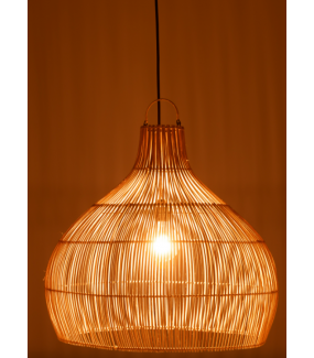 Lampa wisząca Pear 80 cm naturalna