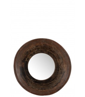 Lustro Bowl 35 cm brązowe