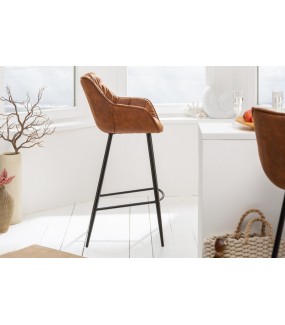 Krzesło barowe Dutch Comfort antyczny brąz do jadalni